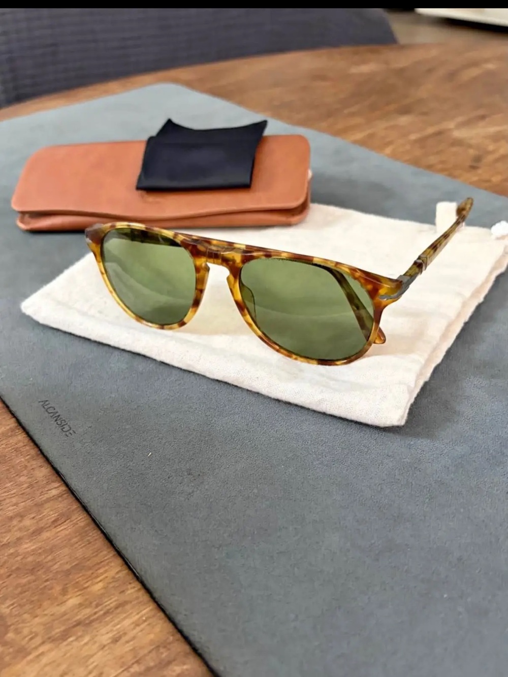 Persol 6649-S 1061/4E Limited Edition Tortoise Green Sunglasses